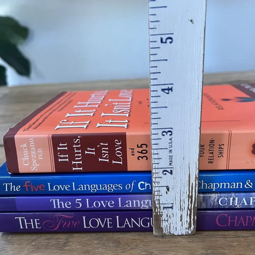 Lot of 4 books Gary Chapman The Five Love Languages & If it Hurts It isn't Love